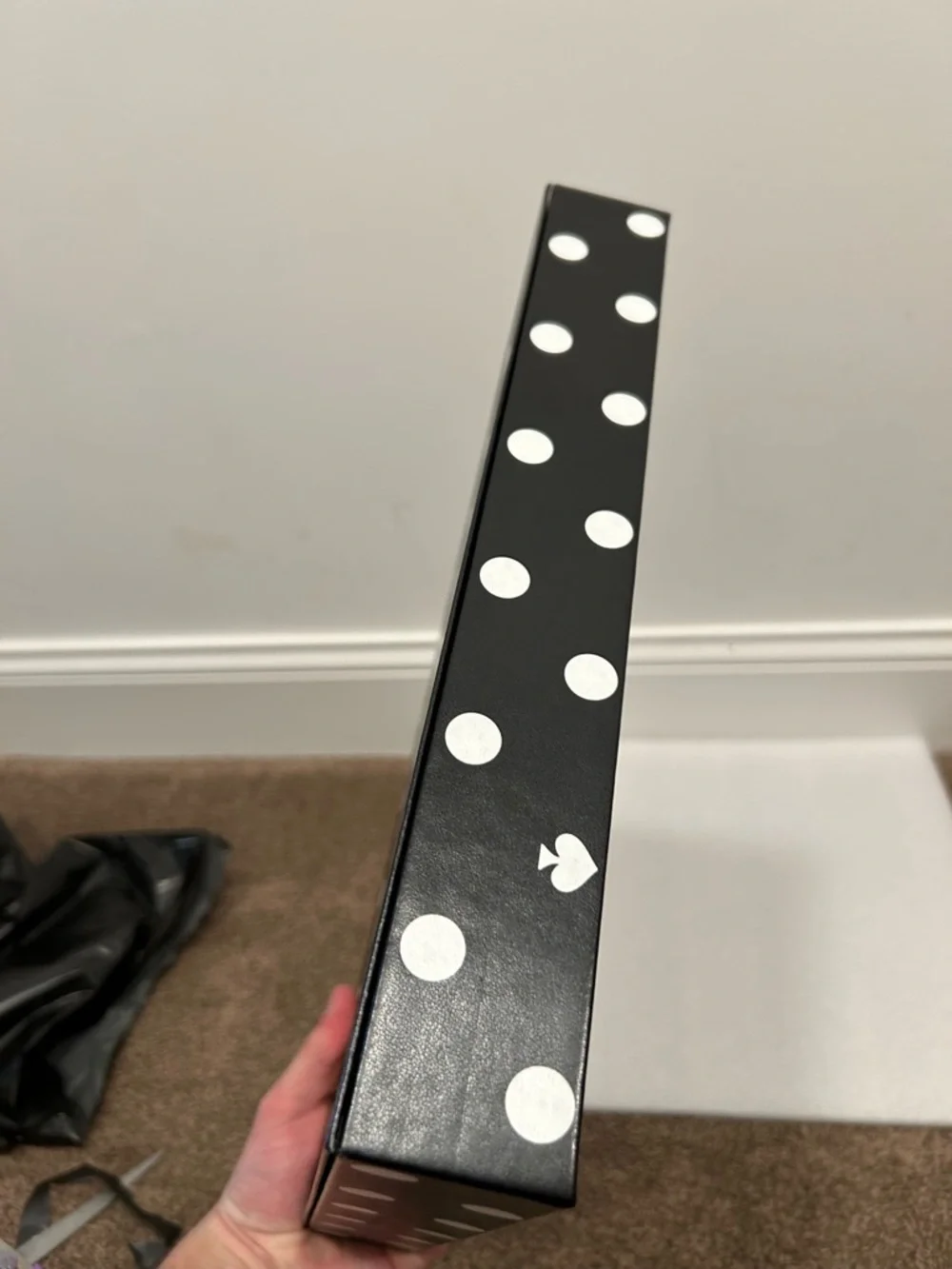 Kate spade leatherette polka dot desk tray organizer